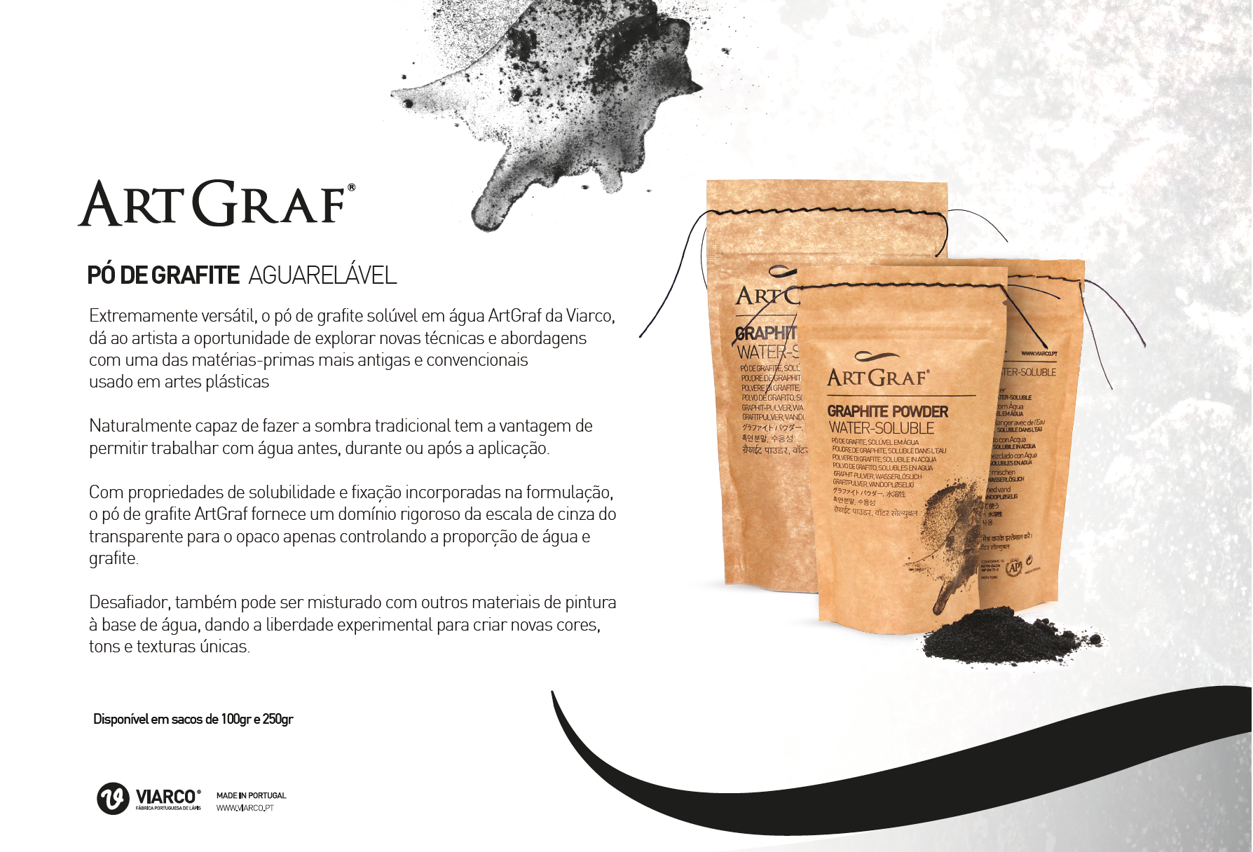 ArtGraf Graphite Powder (water-soluble) — Soho Art Materials